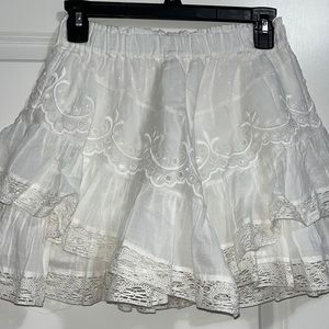 Love Shack Fancy Mini Skirt